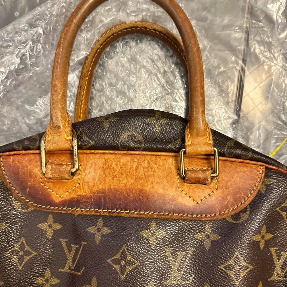 Louis Vuitton Monogram Duffel Bag in Brown and Tan - Picture 2 of 13